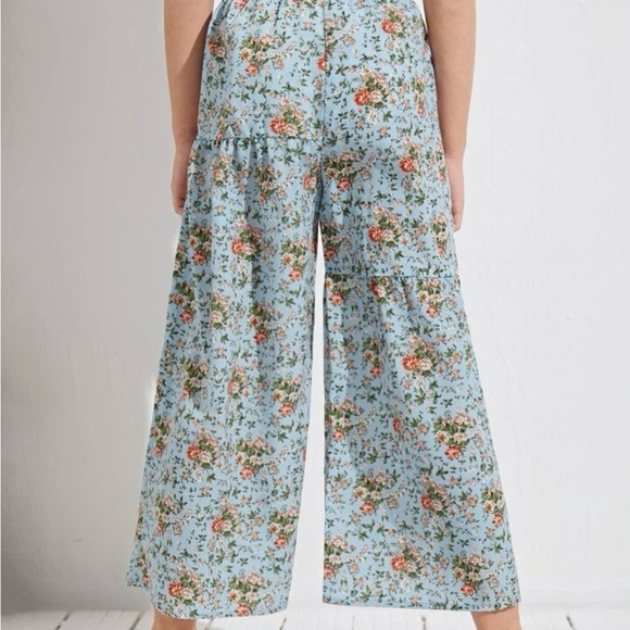 Paper bag waist wide leg pants 9 - Picture 12 of 14
